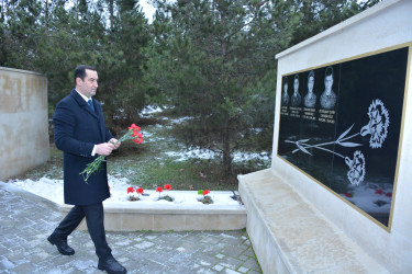 20 Yanvar faciəsinin 36-cı ildönümü ilə əlaqədar Şamaxı şəhərində anım mərasimi keçirilib