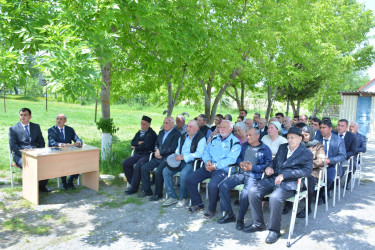 Şamaxı Rayon İcra Hakimiyyəti başçısının növbəti səyyar qəbulu rayonun İkinci Cabanı kənd sakinləri ilə keçirilib