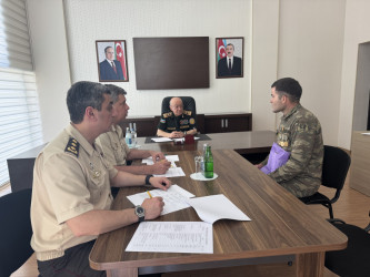 Fövqəladə hallar naziri Kəmaləddin Heydərov Şamaxı şəhərində vətəndaşları qəbul edib