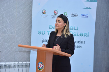 Şamaxı rayonunun Mərzəndiyə kəndində içməli su layihəsi həyata keçirilib