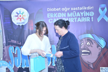 Şamaxıda “Erkən müayinə can qurtarır!” tibbi aksiyası keçirilib