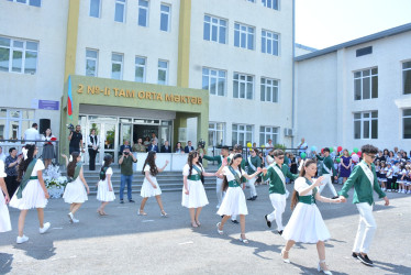 Rayonda fəaliyyət göstərən ümumtəhsil məktəblərində “Son zəng” tədbiri keçirilib