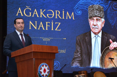 Şamaxıda şair, xanəndə, bəstəkar Ağakərim Nafizin yaradıcılıq gecəsi keçirilib