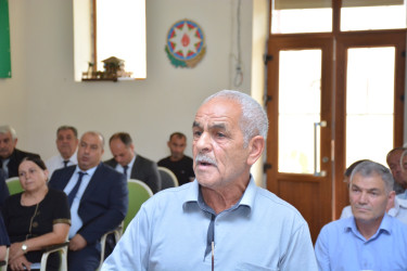 Rayon İcra Hakimiyyəti başçısının növbəti səyyar qəbulu rayonun Nağaraxana kənd sakinləri ilə keçirilib