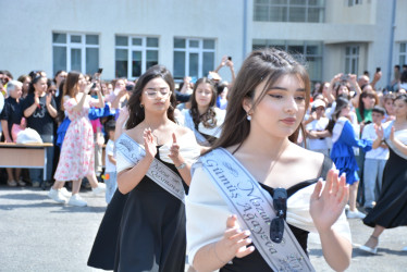Rayonda fəaliyyət göstərən ümumtəhsil məktəblərində “Son zəng” tədbiri keçirilib