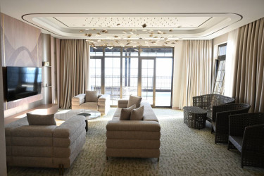 İlham Əliyev Şamaxıda “Meysari Grand Hotel & SPA” kompleksinin açılışında iştirak edib