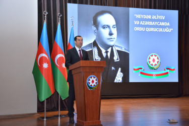 Şamaxıda “Heydər Əliyev və Azərbaycanda ordu quruculuğu” mövzusunda tədbir keçirilib