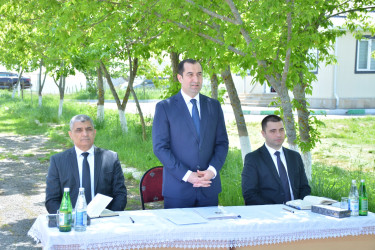 Şamaxı Rayon İcra Hakimiyyəti başçısının növbəti səyyar qəbulu rayonun İkinci Cabanı kənd sakinləri ilə keçirilib