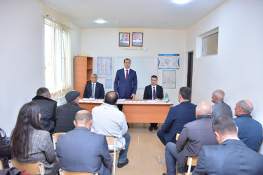 Rayon İcra Hakimiyyəti başçısının növbəti səyyar qəbulu rayonun Laləzar kənd sakinləri ilə keçirilib
