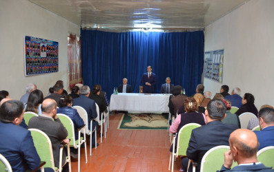 Rayonun Şirvan kənd sakinləri ilə növbəti səyyar qəbul keçirilib