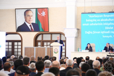 Aqrar sahədə yeni Dövlət Proqramının müzakirəsi ilə bağlı İsmayıllı rayonunda regional müşavirə keçirilib