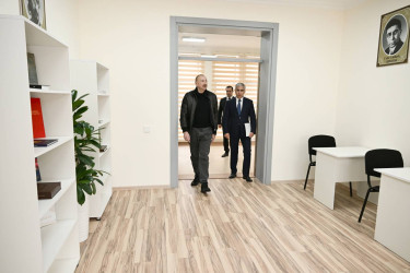 İlham Əliyev Şamaxı Avropa liseyinin yeni binasının açılışında iştirak edib