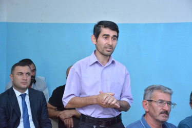 Rayonun Məlhəm kənd sakinləri ilə növbəti səyyar qəbul keçirilib