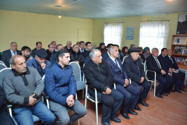 Rayonun Mərzəndiyə kənd sakinləri ilə növbəti səyyar qəbul keçirilib