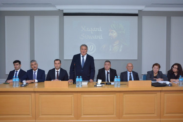 Şamaxıda Xaqani Şirvaninin 900 illik yubileyinə həsr olunmuş elmi konfrans keçirilib