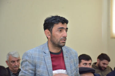 Şamaxı Rayon İcra Hakimiyyəti başçısının növbəti səyyar qəbulu rayonun İkinci Çaylı kənd sakinləri ilə keçirilib