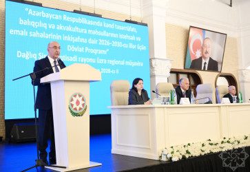 Aqrar sahədə yeni Dövlət Proqramının müzakirəsi ilə bağlı İsmayıllı rayonunda regional müşavirə keçirilib