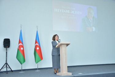 Şamaxıda Ulu Öndər Heydər Əliyevin anadan olmasının 103-cü ildönümünə həsr olunmuş “Ulu Öndər Heydər Əliyev və dövlət qadın siyasəti” adlı konfrans keçirilib