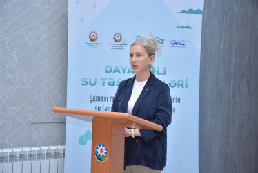 Şamaxı rayonunun Mərzəndiyə kəndində içməli su layihəsi həyata keçirilib