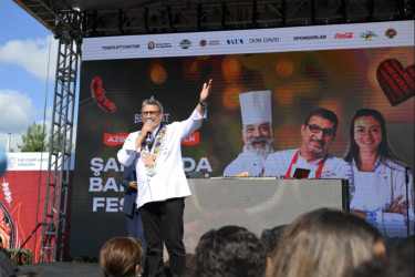 Şamaxının Meysəri kəndində Azərbaycanda ilk dəfə reallaşan Beynəlxalq Barbekü Festivalı keçirilib