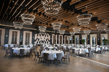 İlham Əliyev Şamaxıda “Meysari Grand Hotel & SPA” kompleksinin açılışında iştirak edib