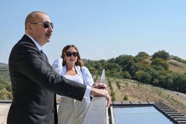 İlham Əliyev Şamaxıda “Meysari Grand Hotel & SPA” kompleksinin açılışında iştirak edib