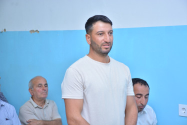 Rayonun Məlhəm kənd sakinləri ilə növbəti səyyar qəbul keçirilib