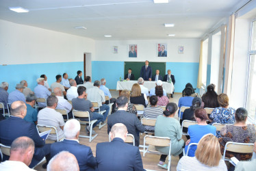 Rayonun Məlhəm kənd sakinləri ilə növbəti səyyar qəbul keçirilib