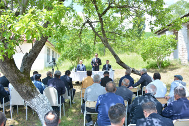 Rayon İcra Hakimiyyəti başçısının növbəti səyyar qəbulu rayonun Qaleybuğurd kənd sakinləri ilə keçirilib