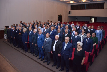 Azərbaycan Ağsaqqallar Şurasının Şamaxı rayon  təşkilatının hesabat konfransı keçirilib