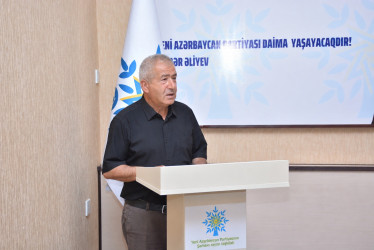"Şəhərsalma və Memarlıq ili" çərçivəsində “Milli intibahdan müstəqil Azərbaycana: Heydər Əliyev siyasi kursunun başlanğıcı” adlı tədbir keçirilib