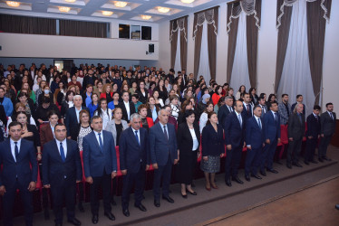 Şamaxıda Üzeyir Hacıbəylinin anadan olmasının 140-cı ildönümü qeyd edilib