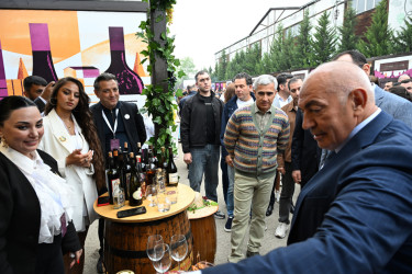 Şamaxıda Dördüncü Üzüm və Şərab Festivalı keçirilib