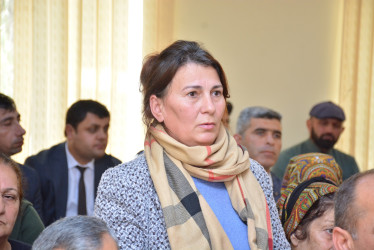 Rayonun Muğanlı kənd sakinləri ilə növbəti səyyar qəbul keçirilib