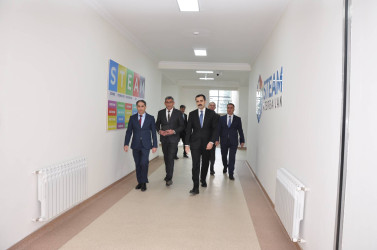 Nazir müavini Həsən Həsənli Şamaxıda müəllim və valideynlərlə görüşüb