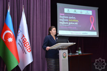 Şamaxıda "Süd vəzi xərçənginin erkən aşkarlanması sağlam gələcəyin təminatıdır" mövzusunda konfrans keçirilib