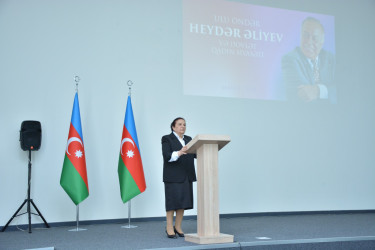 Şamaxıda Ulu Öndər Heydər Əliyevin anadan olmasının 103-cü ildönümünə həsr olunmuş “Ulu Öndər Heydər Əliyev və dövlət qadın siyasəti” adlı konfrans keçirilib