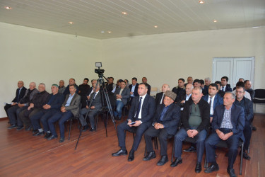 Şamaxı Rayon İcra Hakimiyyəti başçısının növbəti səyyar qəbulu rayonun Həmyəli kənd sakinləri ilə keçirilib