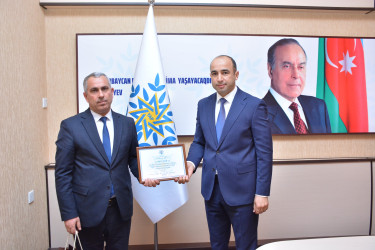 Yeni Azərbaycan Partiyası Şamaxı rayon təşkilatının təsis edilməsinin 33-cü ildönümü münasibətilə dəyirmi masa keçirilib