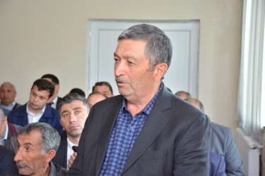 Rayon İcra Hakimiyyəti başçısının növbəti səyyar qəbulu rayonun Həmyəli kənd sakinləri ilə keçirilib