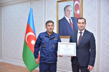 Energetiklər Günü münasibətilə Şamaxı Rayon İcra Hakimiyyətinin inzibati binasında “Şimal-Qərb” Regional Enerji Təchizat və Satış İdarəsinin Şamaxı Elektrik Şəbəkəsinin əməkdaşları ilə görüş keçirilib
