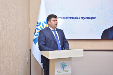 "Şəhərsalma və Memarlıq ili" çərçivəsində “Milli intibahdan müstəqil Azərbaycana: Heydər Əliyev siyasi kursunun başlanğıcı” adlı tədbir keçirilib