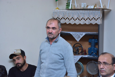 Rayonun Günəşli kənd sakinləri ilə növbəti səyyar qəbul keçirilib