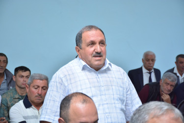 Rayon İcra Hakimiyyəti başçısının növbəti səyyar qəbulu rayonun Qızmeydan kənd sakinləri ilə keçirilib