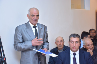 Rayon İcra Hakimiyyəti başçısının növbəti səyyar qəbulu rayonun Laləzar kənd sakinləri ilə keçirilib