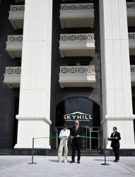 İlham Əliyev və birinci xanım Mehriban Əliyeva Şamaxıda “Pirqulu Park” hotelinin açılışında iştirak ediblər