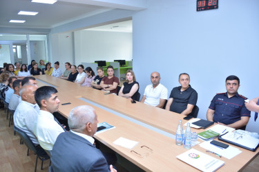 "Narkotik vasitələrin, psixotrop maddələrin və onların prekursorlarının qanunsuz dövriyyəsinə qarşı mübarizəyə dair 2025-2030 illər üçün Dövlət Proqramı"nın icrası məqsədilə maarifləndirici tədbir keçirilib