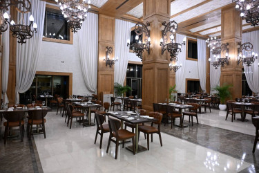 İlham Əliyev və birinci xanım Mehriban Əliyeva Şamaxıda “Pirqulu Park” hotelinin açılışında iştirak ediblər