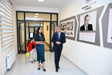 Şamaxı şəhərində Xınıslı körpələr evi-uşaq bağçasının açılışı olub