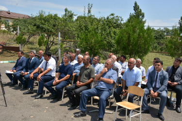 Şamaxı RİH başçısının növbəti səyyar qəbulu rayonun Cabanı kənd sakinləri ilə keçirilib